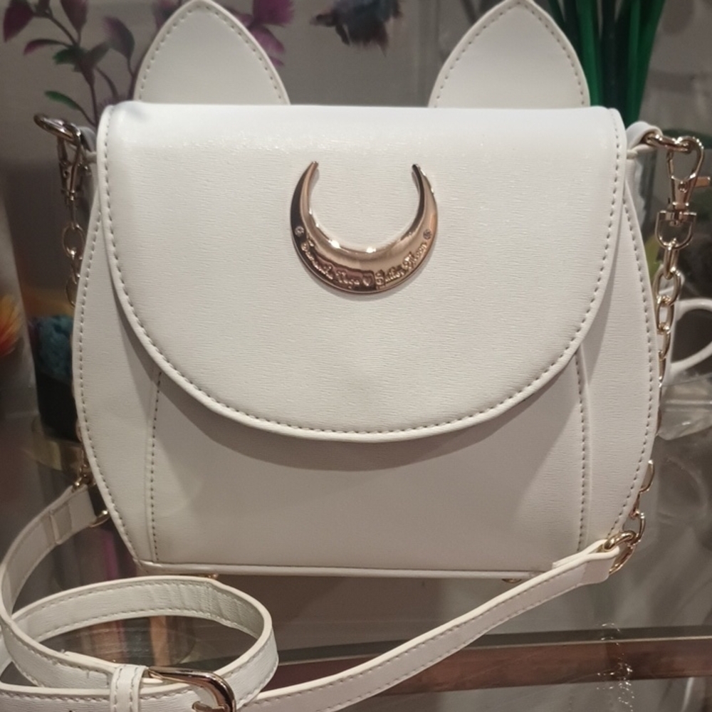 Samantha Vega Sailor Moon White Cat Ear Crossbody Bag